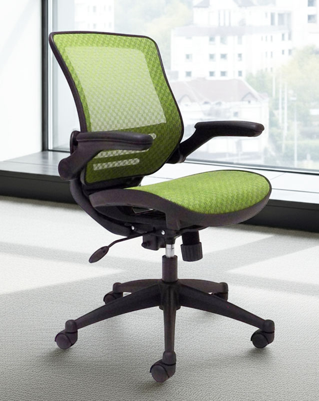 What is the overall height range of the chair?