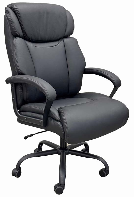 What material is the chair upholstered with?