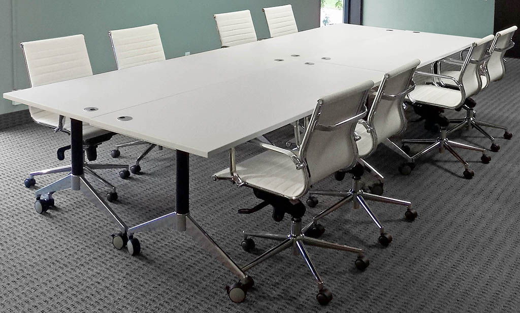 56" x 144" Modular Flip Top Conference Table Questions & Answers