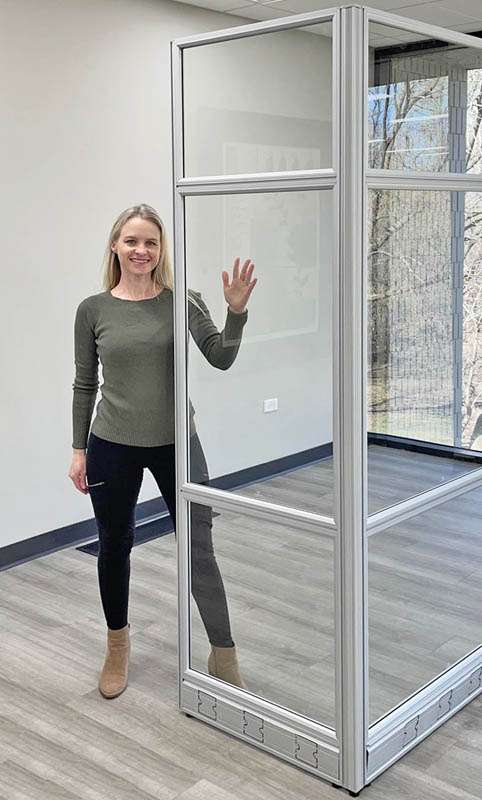 What are the different width options available for the office panels?