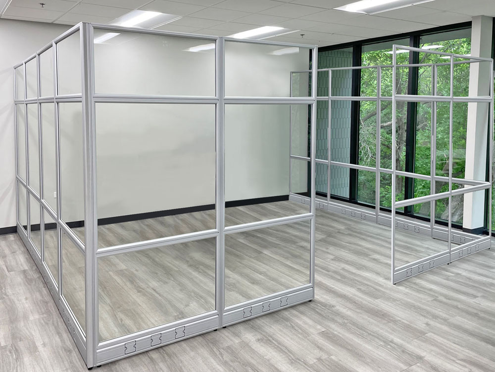 12' x 15' x 7'H Clear Glass Modular Conference Room Questions & Answers