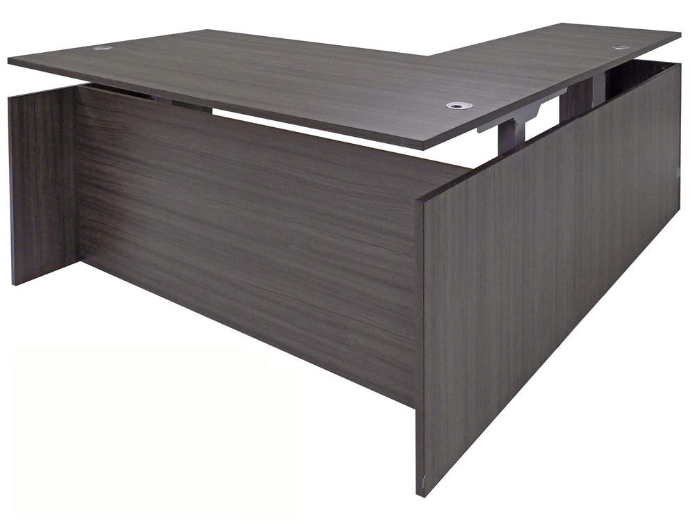 What type of motor does the desk use?