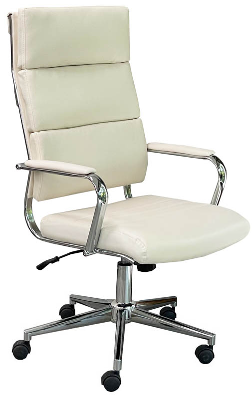 Cream Leather High Back Office Chair Questions & Answers