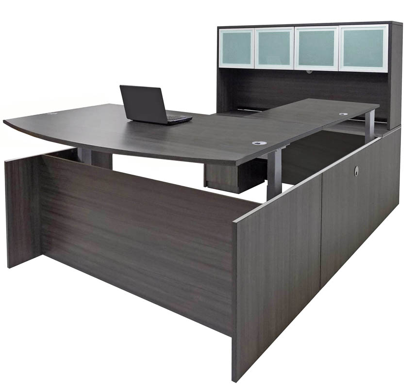 What is a bow front desk?