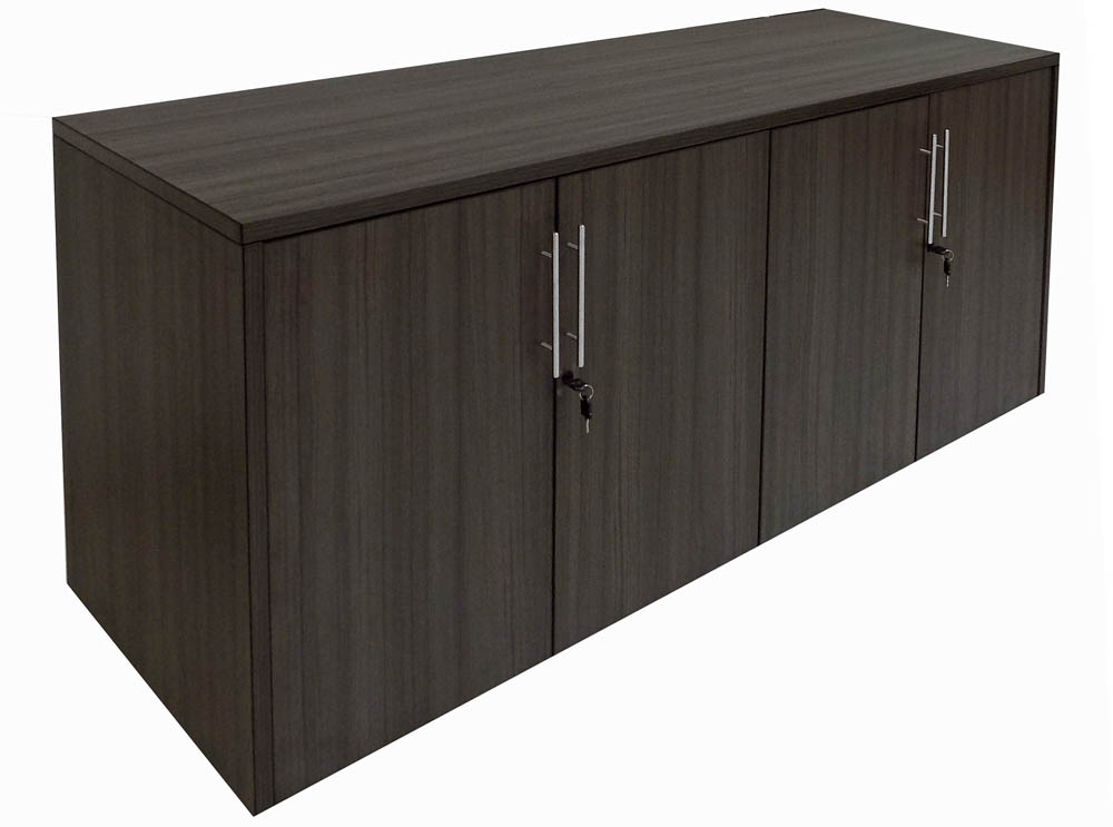 What is a credenza used for in an office?