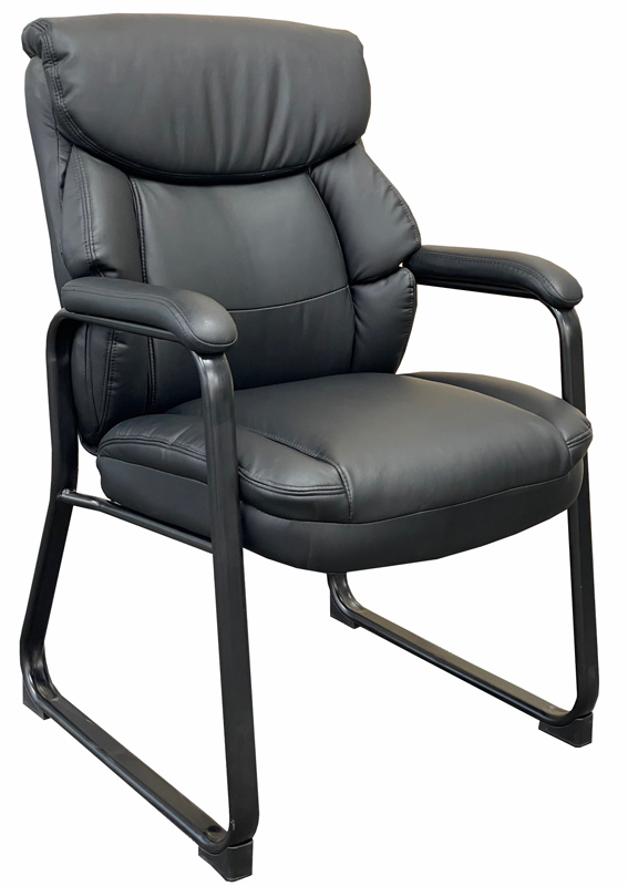 400 Lbs. Capacity Heavy Duty Leather Guest / Reception Chair Questions & Answers