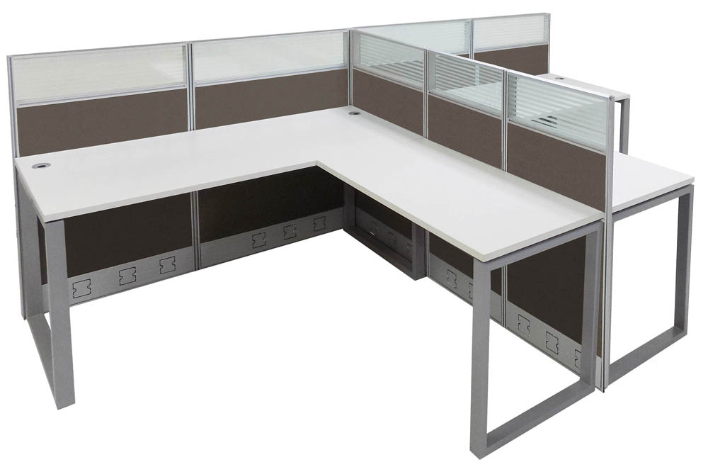 TrendSpaces Value 2 Person L-Shaped Cubicle Questions & Answers