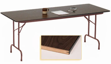 24" X 72" Heavy-Duty Plywood Core Folding Table Questions & Answers