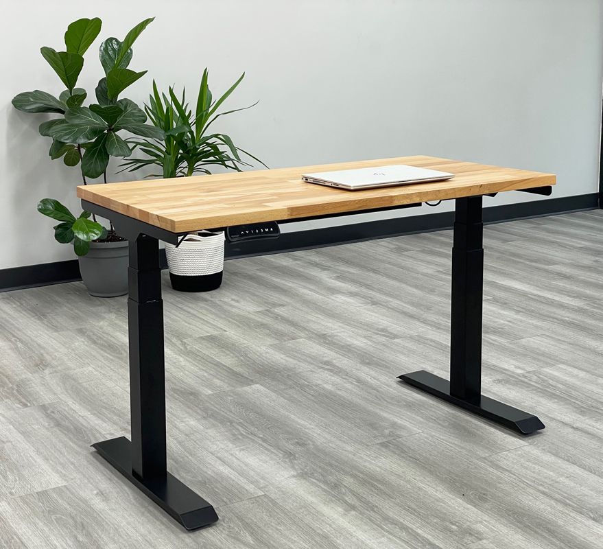 48" x 24" Solid Wood Electric Lift Desk - Other Sizes Available Questions & Answers