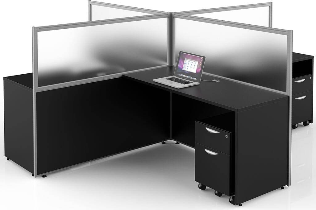 Basics Custom Cubicle - 10' x 10' / 4-Person Workstation Questions & Answers