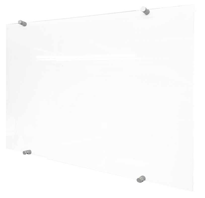 36"x24" Clear Acrylic Wet Erase Marker Board w/Marker Questions & Answers