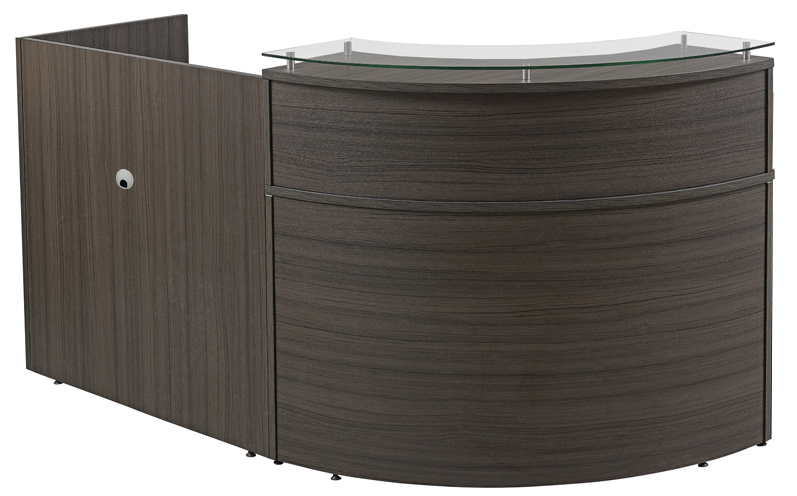 78" x 36" Small Office Curved Reception Desk Questions & Answers