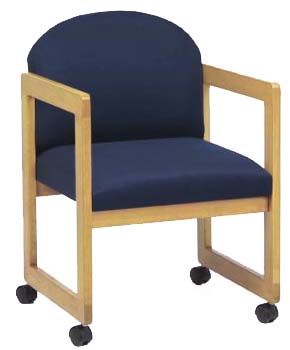 Arm Chair w/Casters in Standard Fabric or Vinyl Questions & Answers