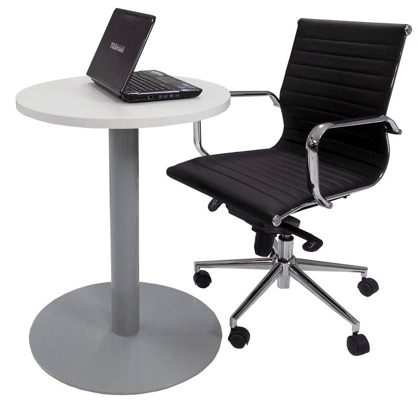 24" Round x 29"H Metal Disc Base Meeting/Conference/Cafeteria Table Questions & Answers