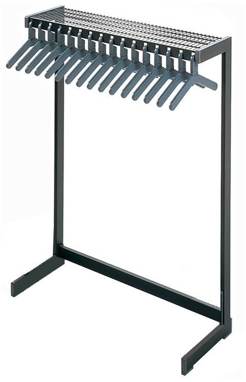 4' Wide 16 Hanger Value Floor Rack Questions & Answers